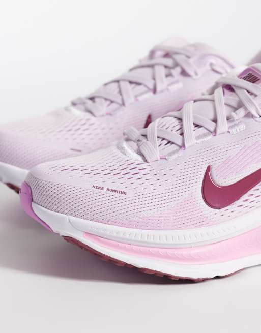 Nike Running Vomero 18 trainers in pink and white, 3 of 5