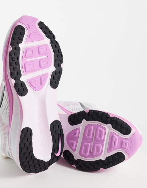 Nike Running Vomero 18 - zapatillas de deporte blancas y rosas, 5 de 5