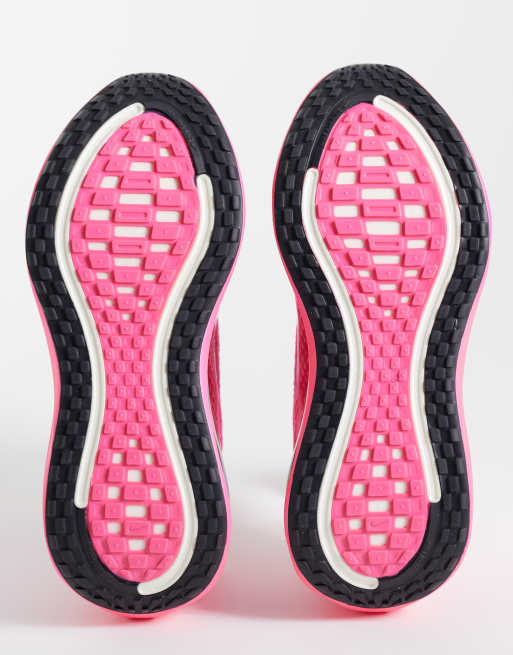 Nike Running Vomero Plus sneakers i svart och rosa, 5 av 5