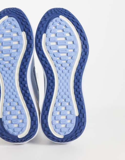 Nike Running Vomero Plus sneakers in blue and white - MBLUE, 5 of 5