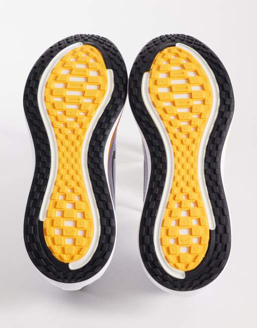 Nike Running Vomero Plus sneakers in orange and blue, 5 of 5