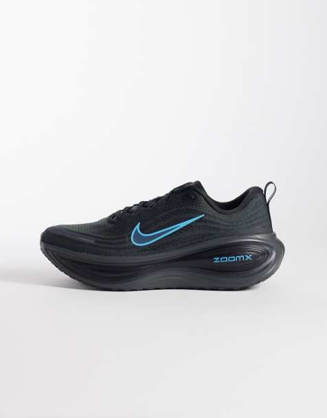 Nike Running Vomero Plus trainers in black & blue - view 1
