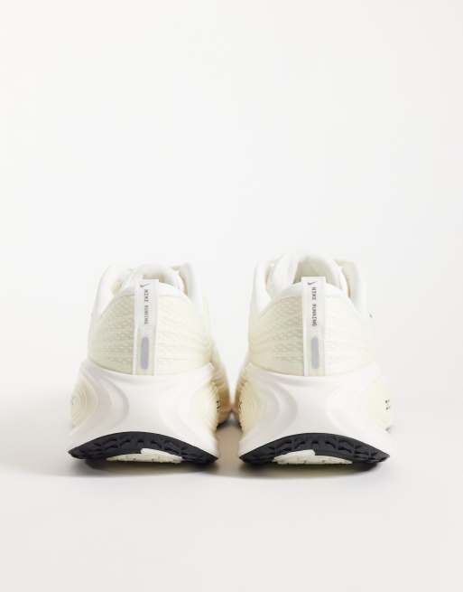 Nike Running Vomero Plus trainers in off white & black, 2 of 5