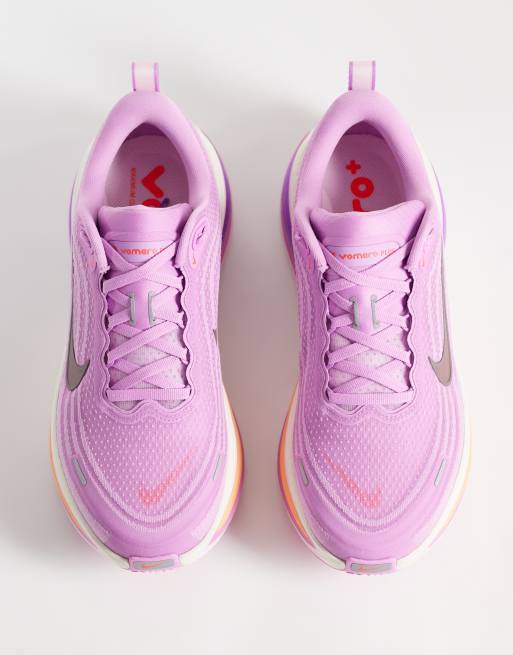 Nike Running Vomero Plus trainers in pink and purple, 3 of 5