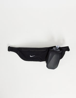 Nike Running waist pack and water bottle belt in black