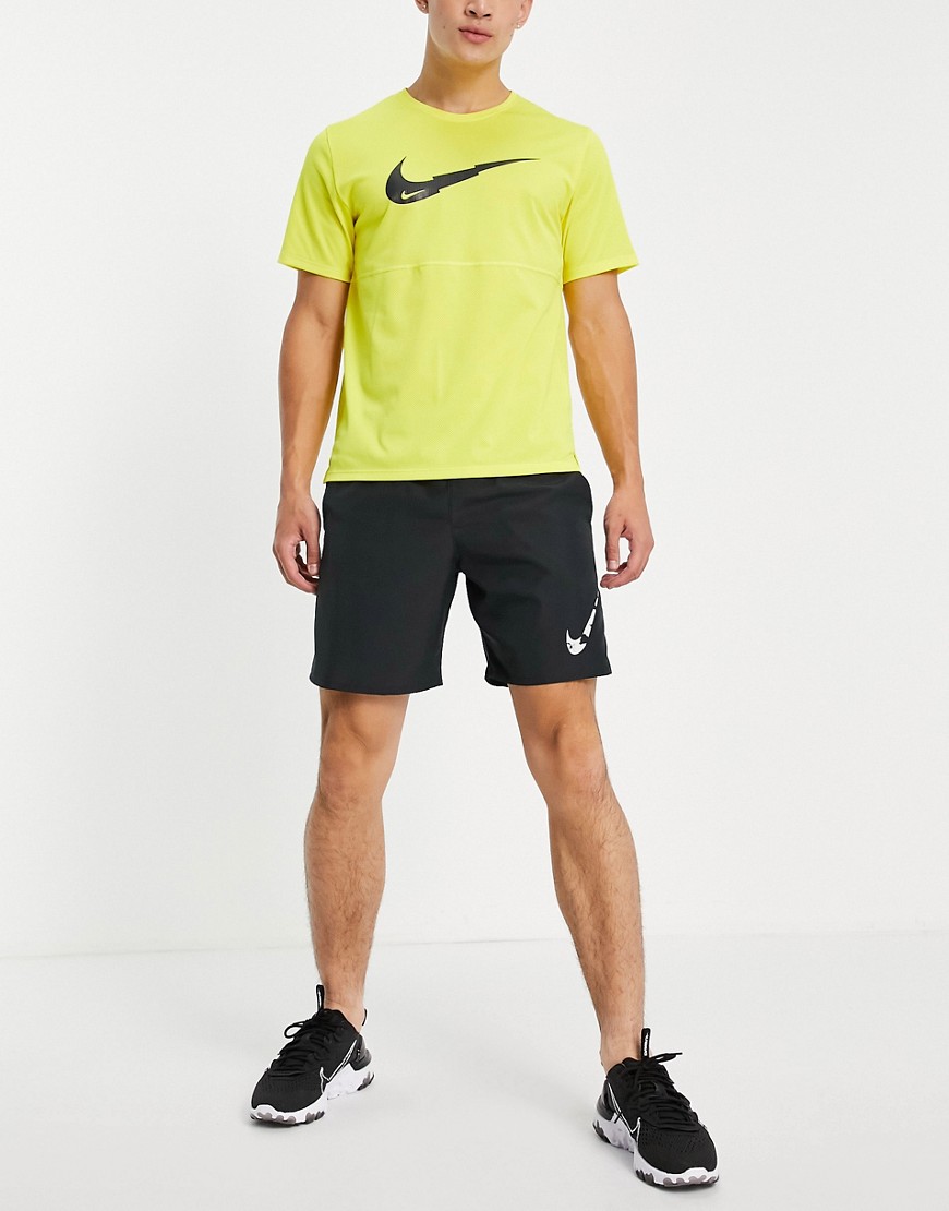 Nike Running Wild Run 7 inch shorts in black-Grey