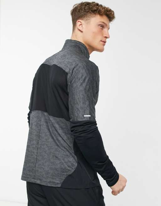 ウェア  Running Nike Running Wild Run Element 1/4 zip top in black | ASOS