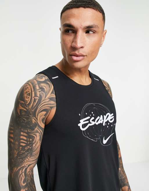 Nike Escape tank in black | ASOS