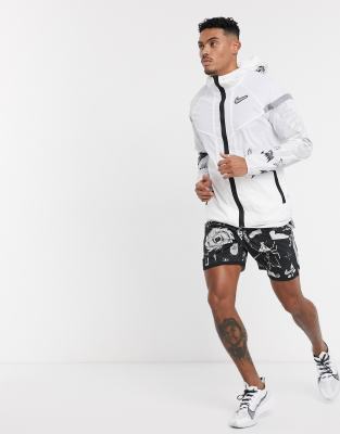 Nike Running Wild Run jacket in white 