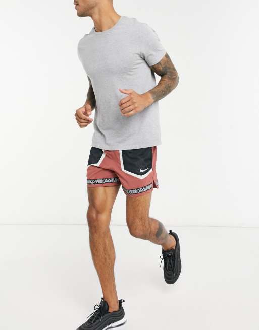 Mens red running shorts with best sale white trim