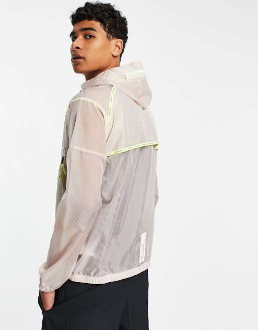 Nike best sale clear windbreaker