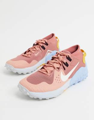 asos pink nike trainers