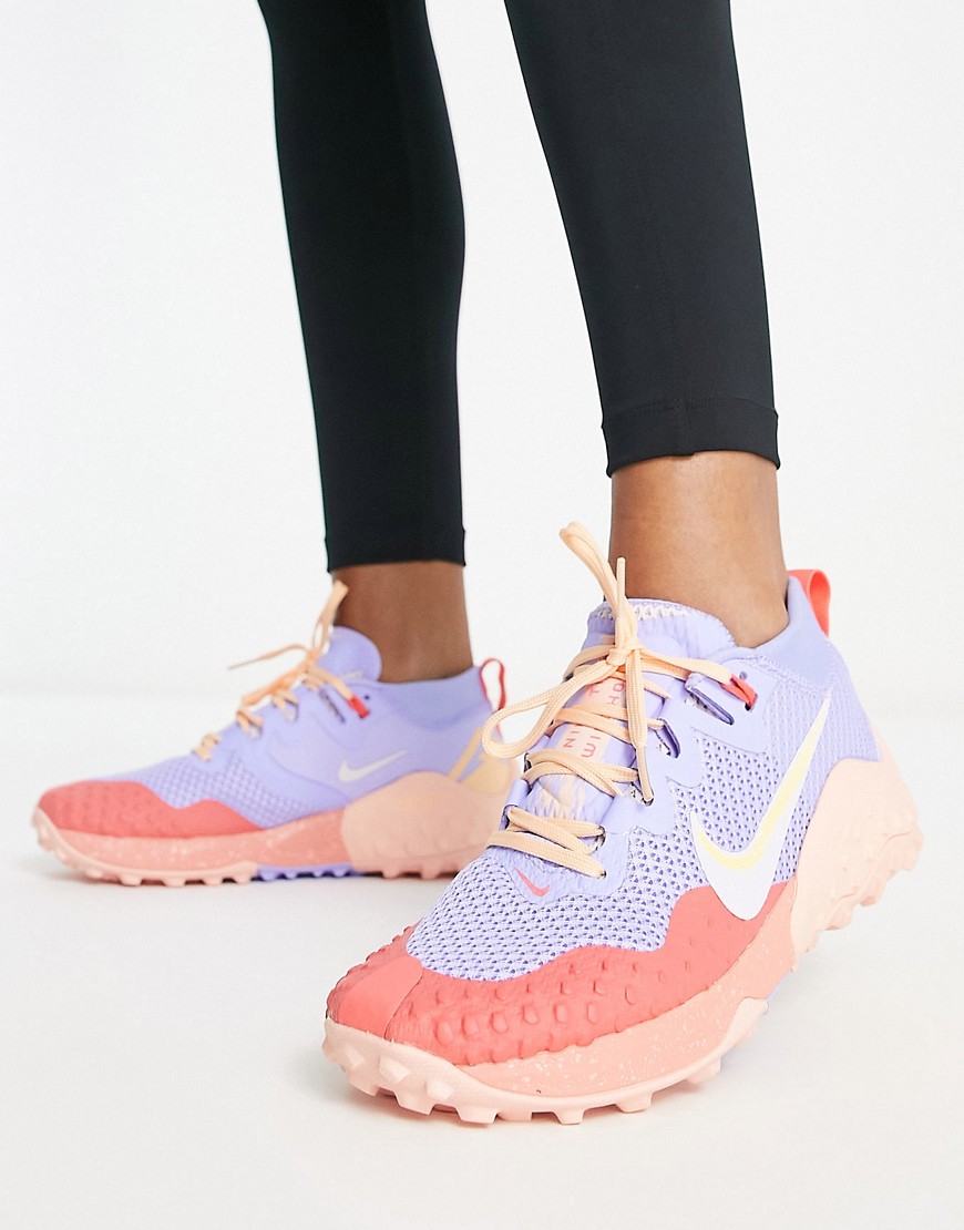 Nike Running Wildhorse 7 sneakers in lilac and pink-Purple