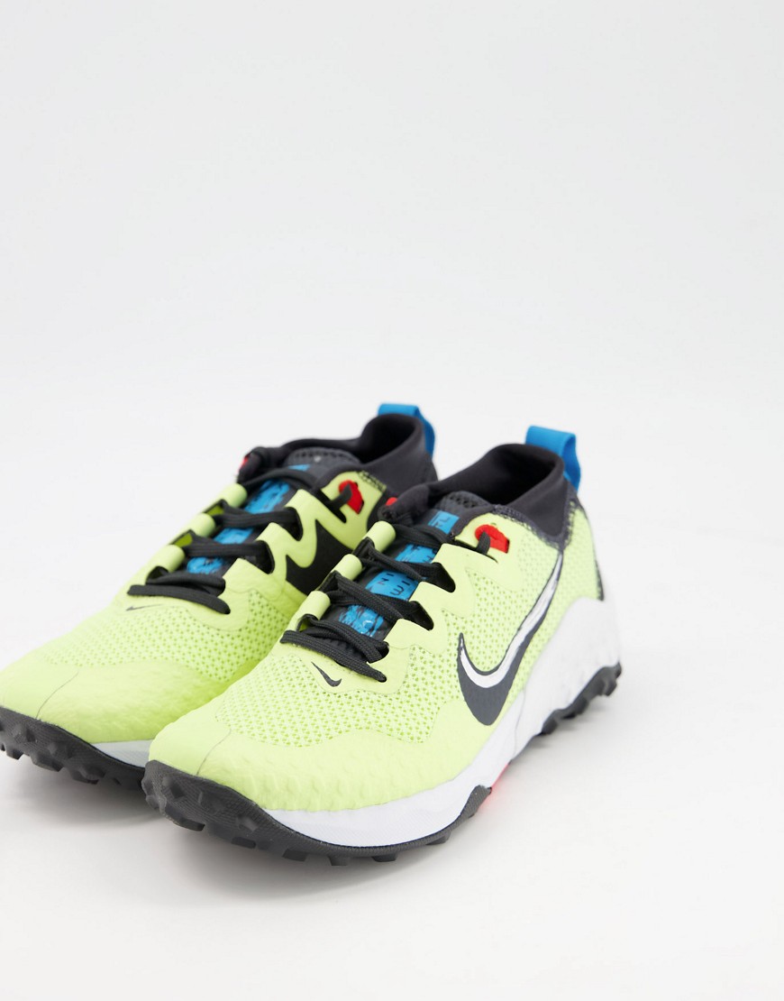 Nike Running Wildhorse 7 Trail sneakers in yellow