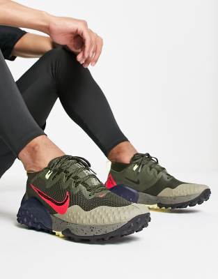 Nike Running Wildhorse 7 trainers in khaki - ASOS Price Checker