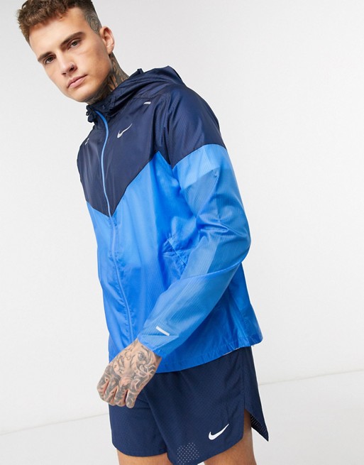 Nike Running windrunner jacket in blue
