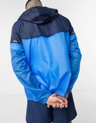 all blue nike windbreaker