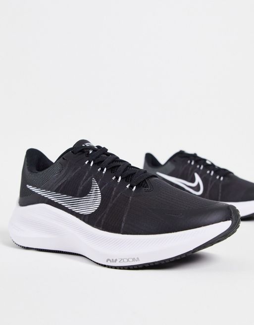 Nike Running Winflo 8 trainers in black | ASOS