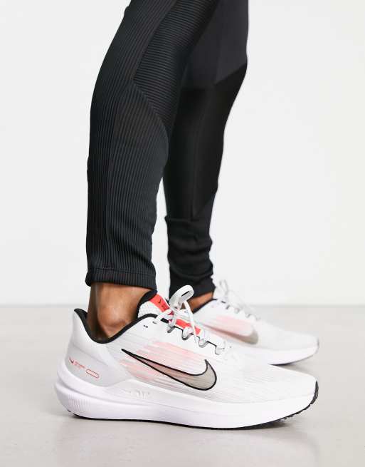 Nike Running Winflo 9 trainers in white ASOS