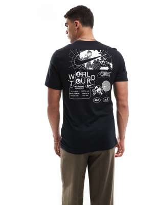 World Tour graphic t-shirt in black