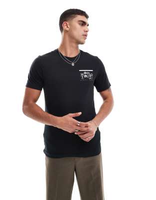 Tシャツ・カットソー NIKE / NIKE RUNNING WORLD TOUR GLOBAL RACE T-SHIRT BLACK XL Nike Running World Tour graphic t-shirt in black | ASOS