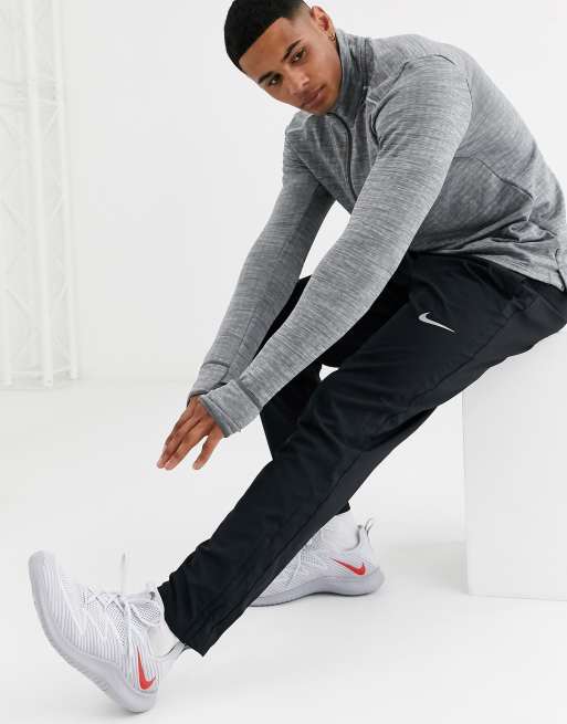 Nike running woven joggers in black new arrivals