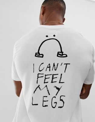 Nike Running x artisten Nathan Bell – Vit t-shirt
