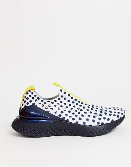 Nike Phantom Vision Elite DF SG Pro Anti Clog Bleu Blanc