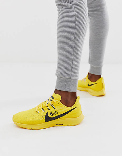 Nike Running X Cody Hudson Pegasus 36 Sneakers In Yellow | mindful