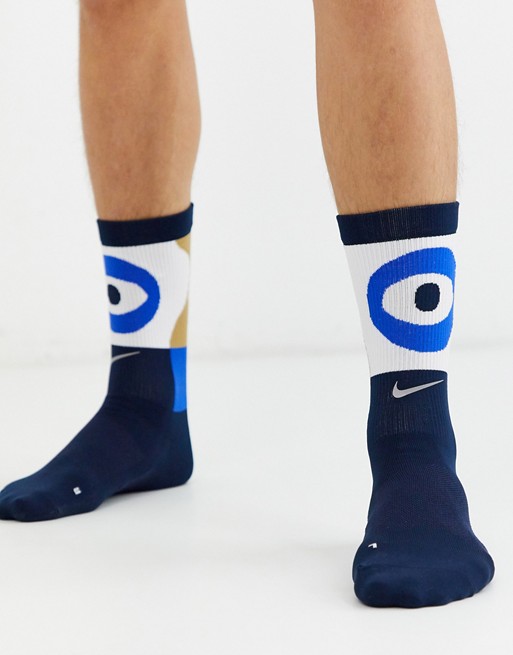 Nike Running x Cody Hudson Spark socks in navy