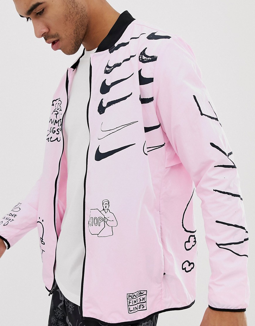 Nike Running x Nathan Bell - Artist - Jack in roze
