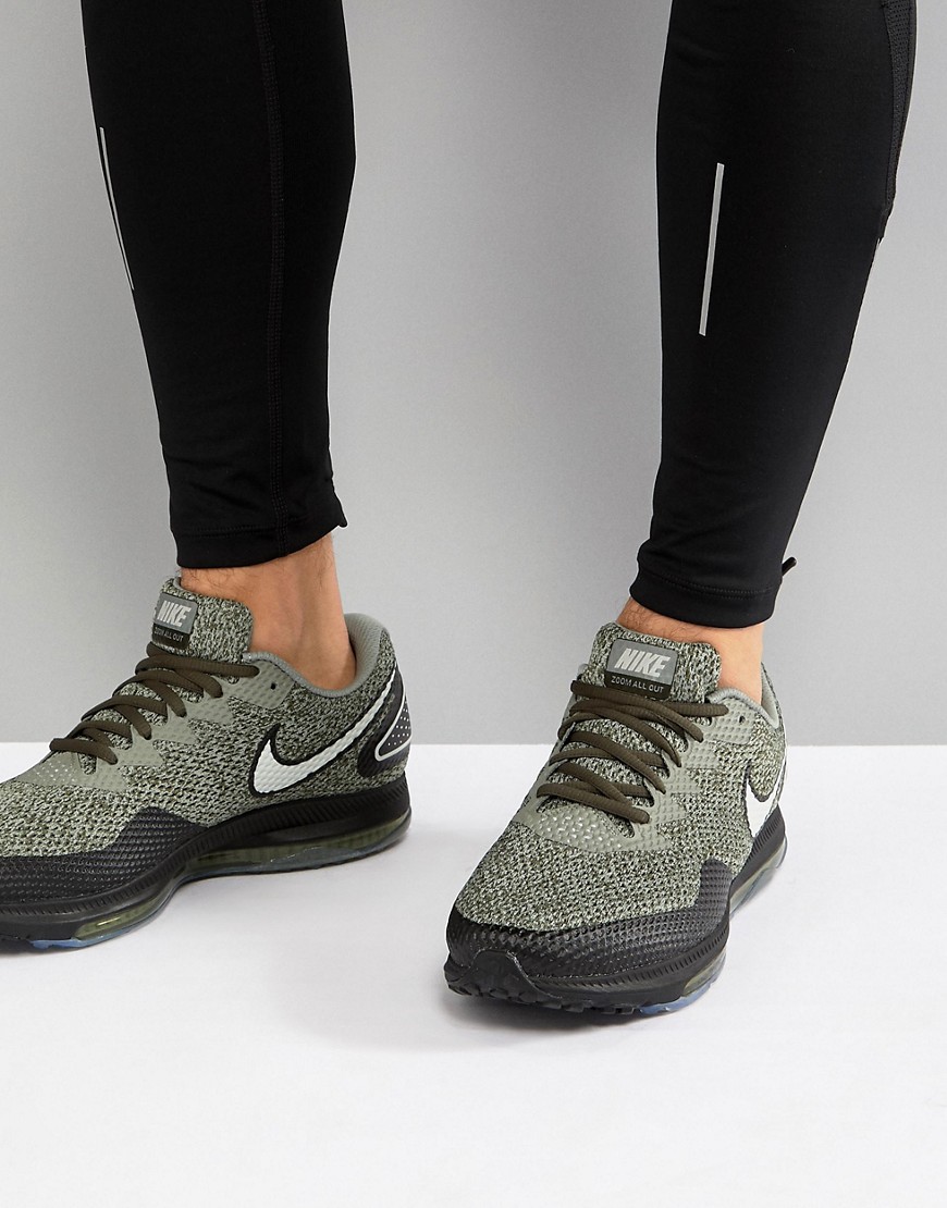 Nike Running – Zoom all out low 2 – Khakifärgade träningsskor aj0035-300-Grön