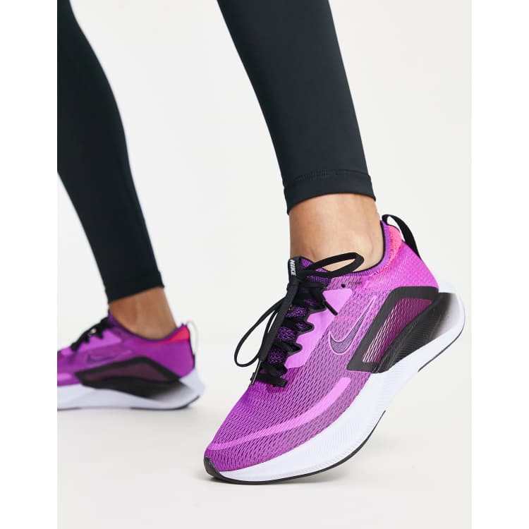 Nike Running Zoom Fly 4 sneakers in hyper violet