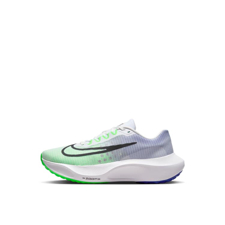 Nike Running Zoom Fly 5 sneakers in green and blue | ASOS