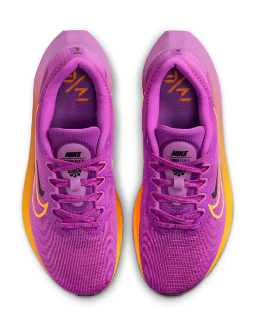 Nike purple orange shoes best sale