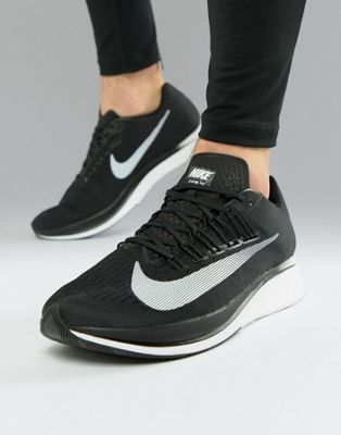 Nike Running Zoom fly trainers in black 