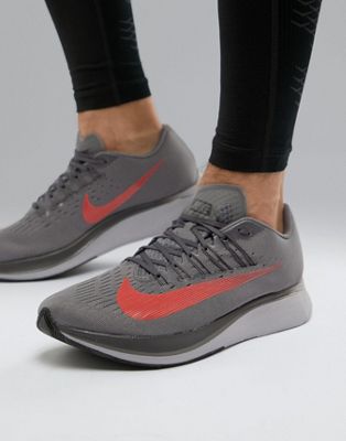 Nike Running Zoom fly trainers in grey 880848-004 | ASOS