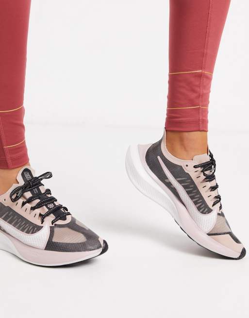 Nike Running Zoom Gravity in black and rose gold ASOS