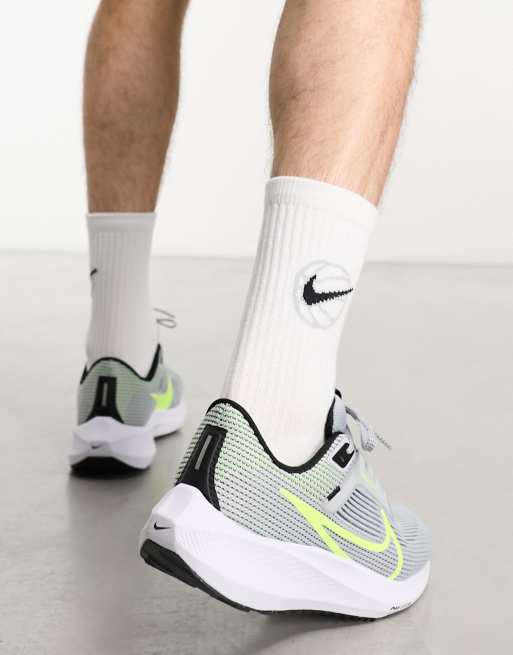 Nike Running Zoom Pegasus 40 trainers in grey ASOS