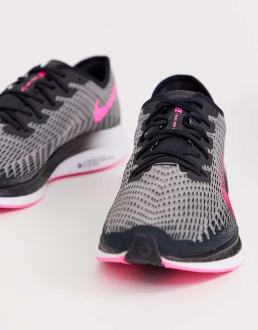 Nike zoom pegasus turbo 2 black and on sale pink