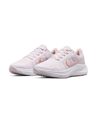 Nike Running Zoom Winflo 8 trainers in light pink