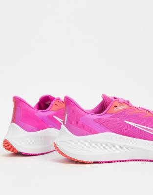 bright pink trainers