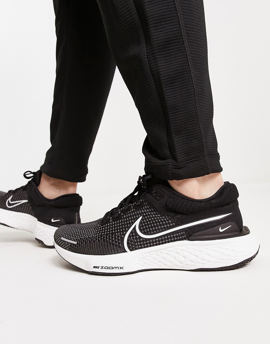 Nike Running ZoomX Invincible Run Flyknit 2 Sneakers in black