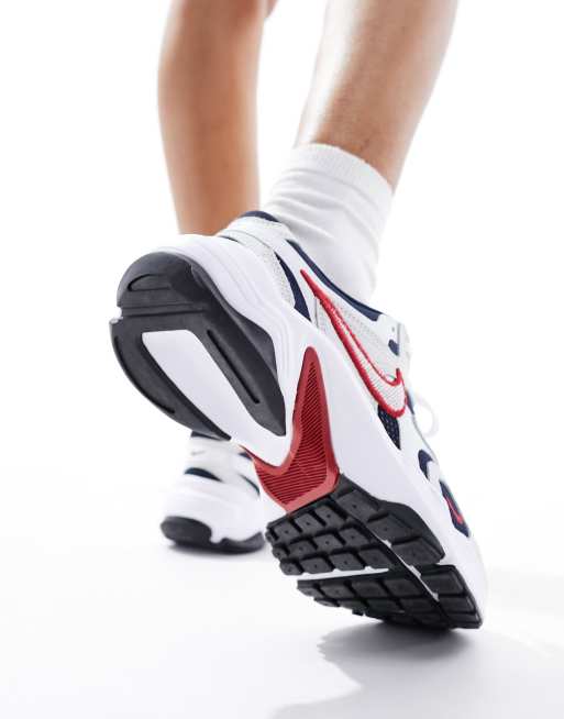 Nike – Runninspo – Svartvita träningsskor med röda detaljer, 4 av 5