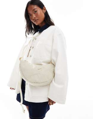 Nike - Sac bandoulière en tissu gaufré - Crème - view 1