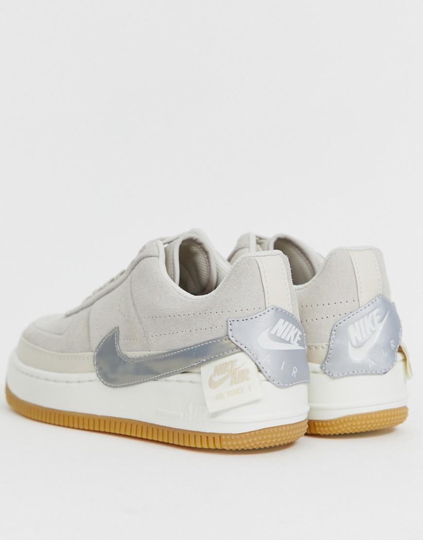 Nike Sand Air Force 1 Jester Trainers-Beige