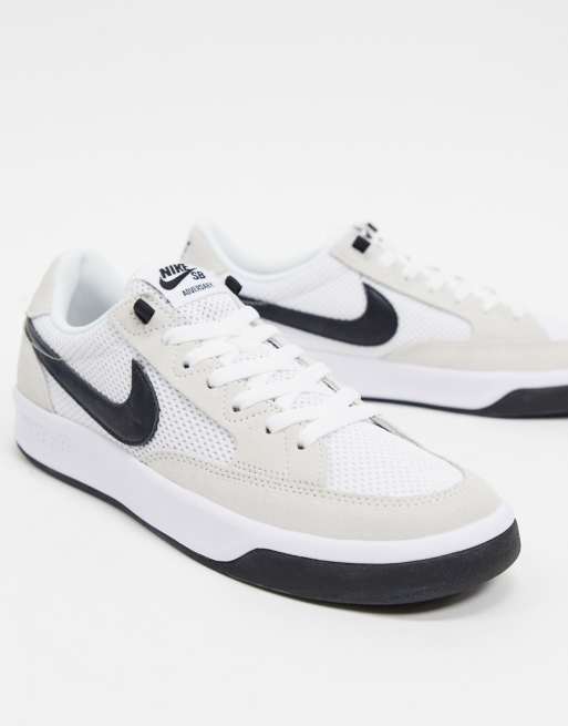 Nike - SB Adversary - Sneakers i hvid/sort | ASOS