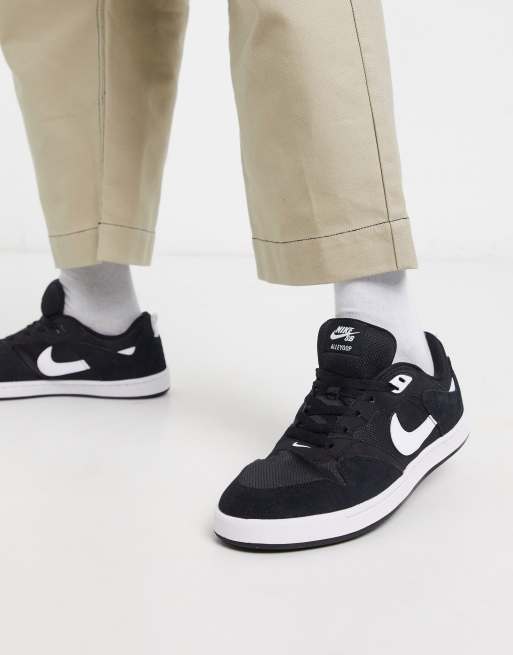 Nike Sb Alleyoop Sneakers In Black Asos