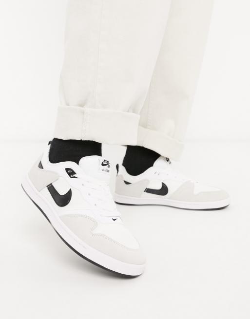 Nike SB Alleyoop sneakers in white