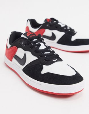 nike sb red and black